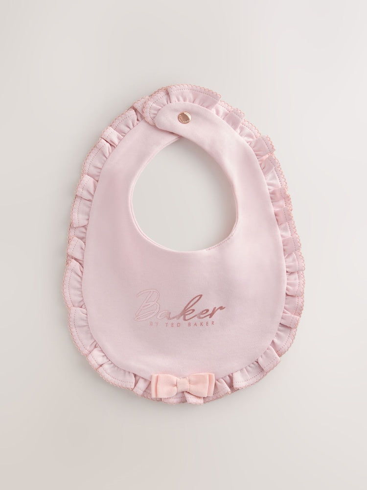 Baker by Ted Baker 2 Pack Pink Layette Bibs