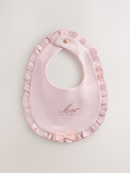 Baker by Ted Baker 2 Pack Pink Layette Bibs