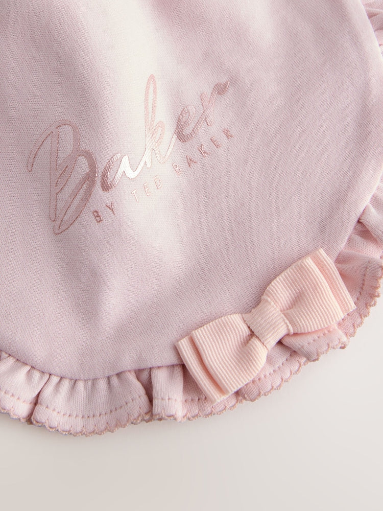 Baker by Ted Baker 2 Pack Pink Layette Bibs