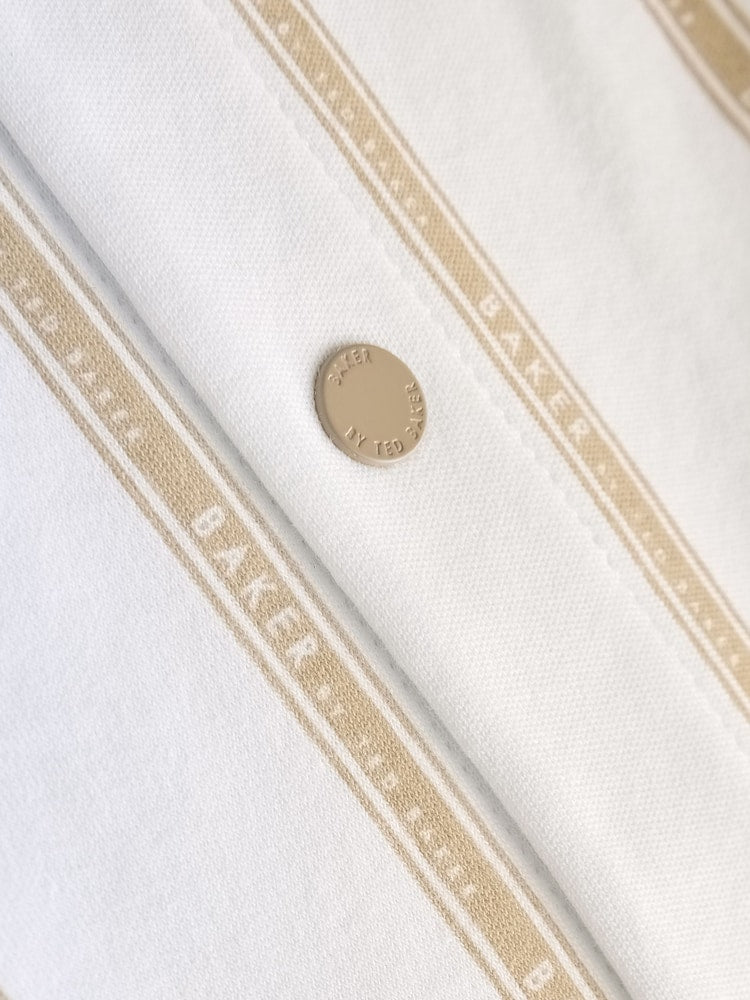 Baker by Ted Baker Blue/Stone Varsity Rompers 2 Pack