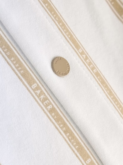 Baker by Ted Baker Blue/Stone Varsity Rompers 2 Pack