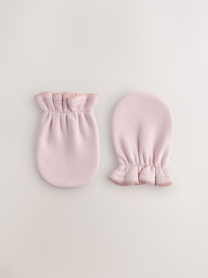 Baker by Ted Baker Pink & White Mittens 2 Pack