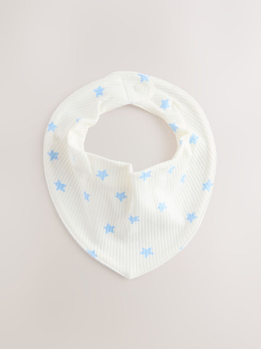 Blue/Green Baby Dribble Bibs 5 Pack