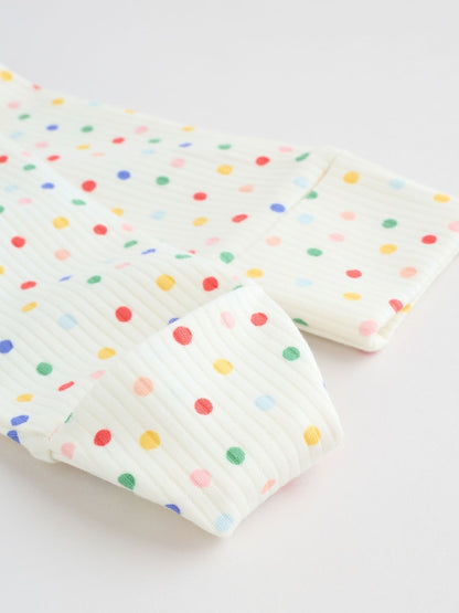 Blue/White Two Way Zip Baby Sleepsuit 3 Pack (0mths-2yrs)