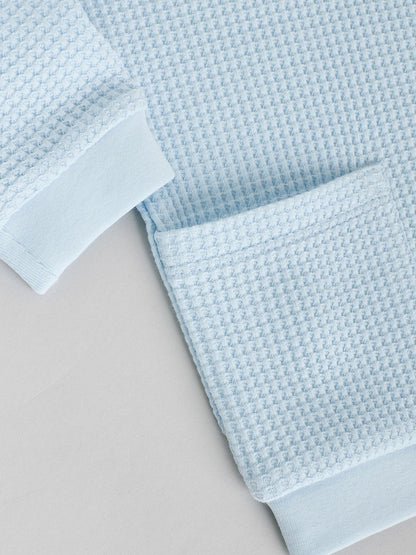 Blue 100% Cotton Top and Joggers Baby 2 Piece Set (0mths-2yrs)