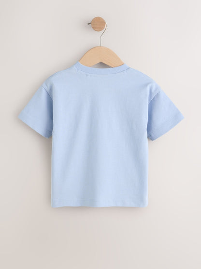 Blue It's My Birthday Short Sleeve Graphic T-Shirt Immediate