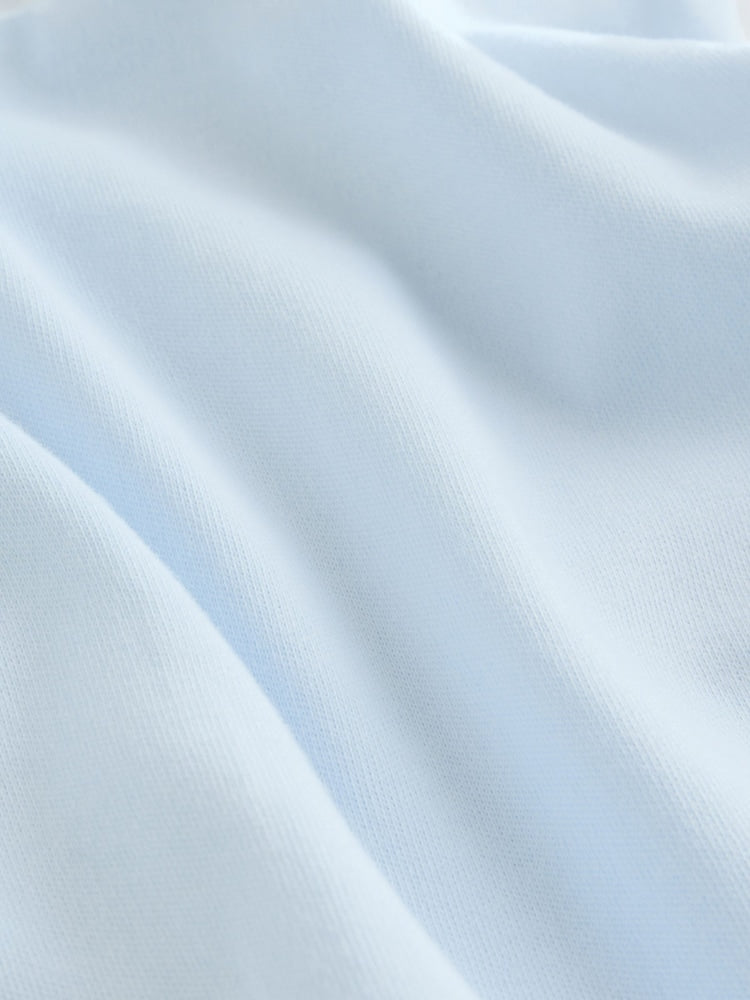 Blue Occasion Collared Baby Sleepsuit (0-2yrs)