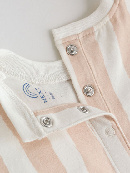 Blue Safari Jersey Baby Rompers 3 Pack Immediate