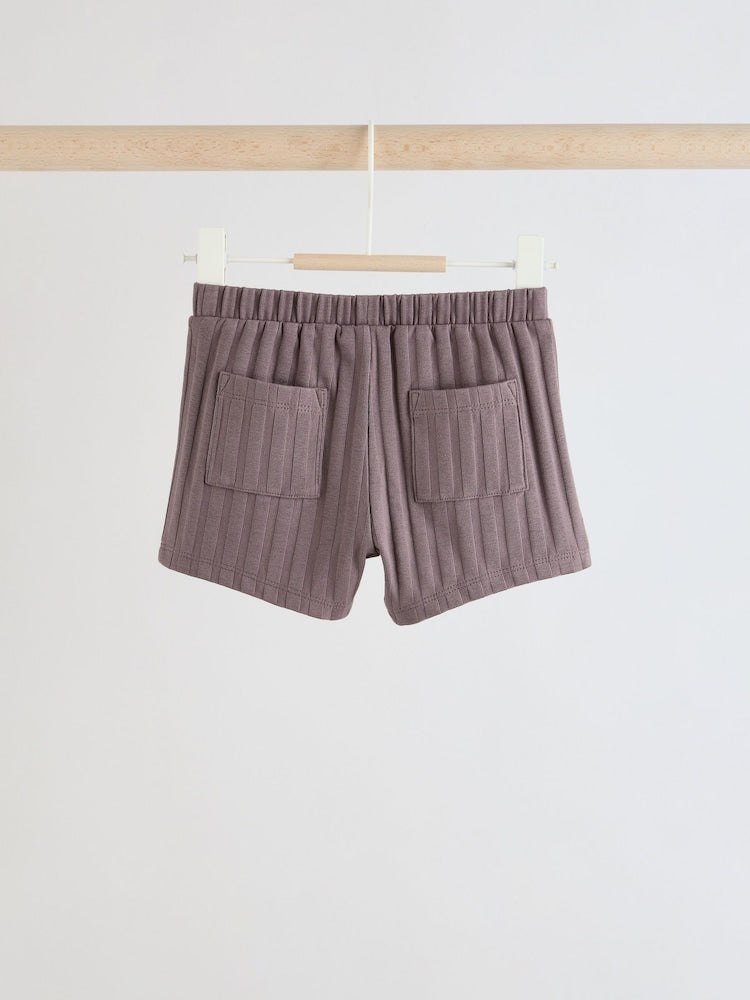 Brown Polo Top and Shorts Baby Set Immediate