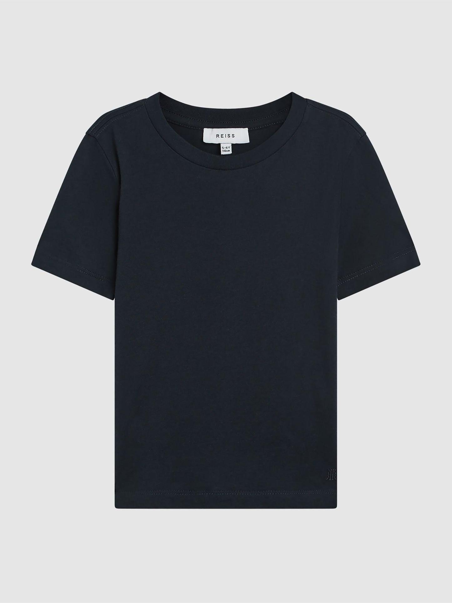 Reiss Navy Bless 9-13 yrs Cotton Crew-Neck T-Shirt image 2