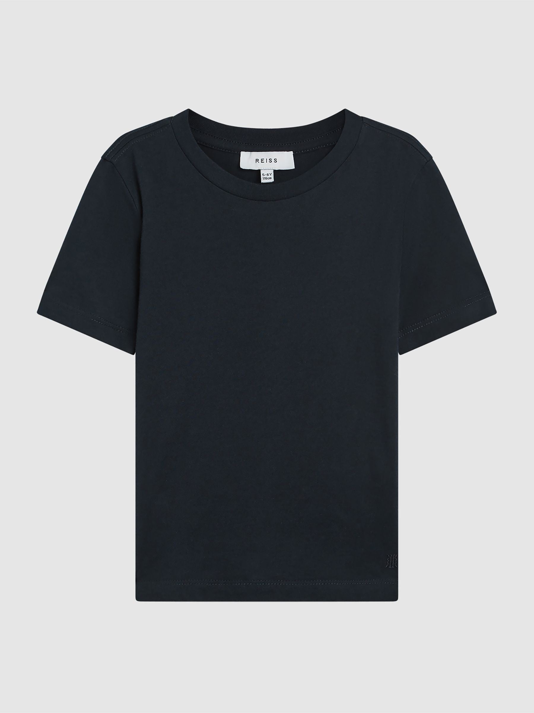 Reiss Navy Bless 9-13 yrs Cotton Crew-Neck T-Shirt image 2