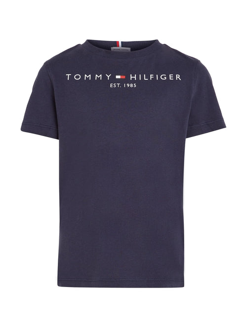 Tommy Hilfiger Blue Essential 100% Cotton T-Shirt image 1