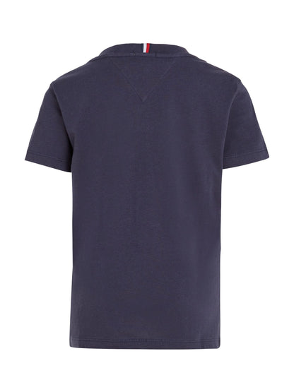 Tommy Hilfiger Blue Essential 100% Cotton T-Shirt image 4
