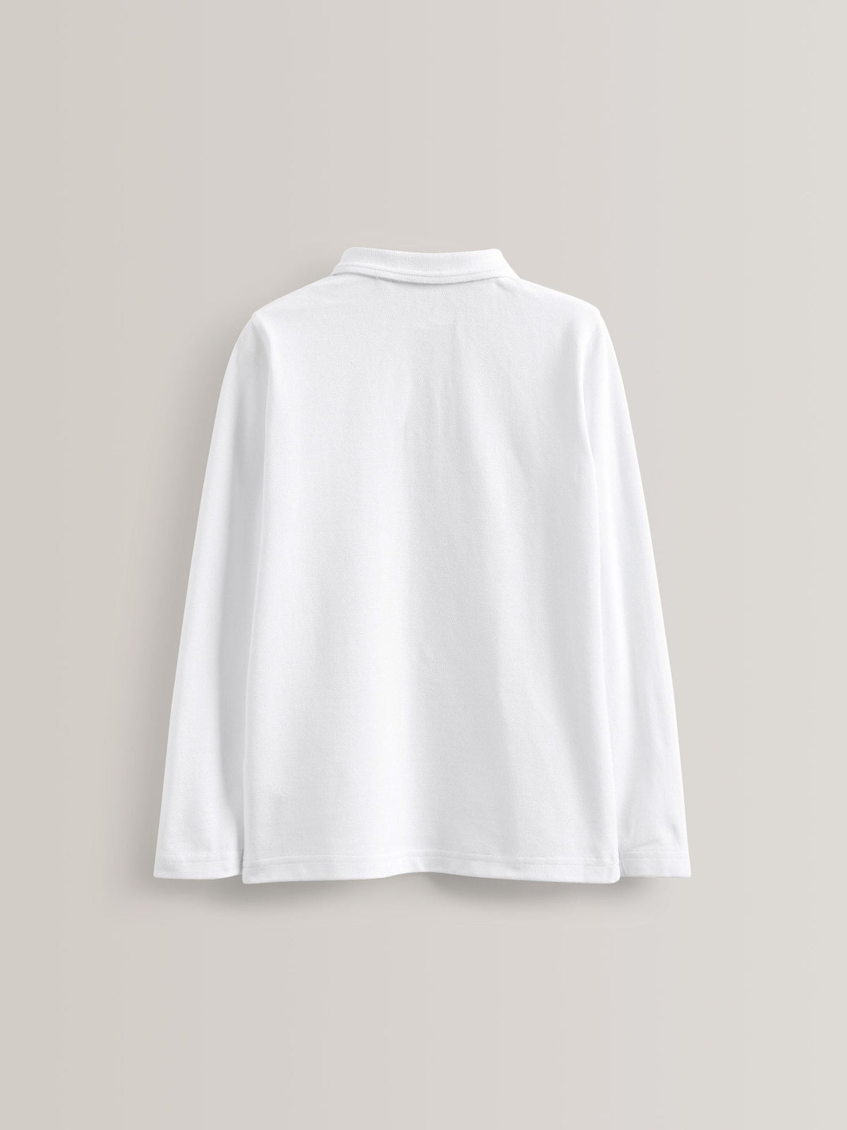 Dsiney Kidz - White Long Sleeve School Polo Shirts 5 Pack (3-16yrs) image 3