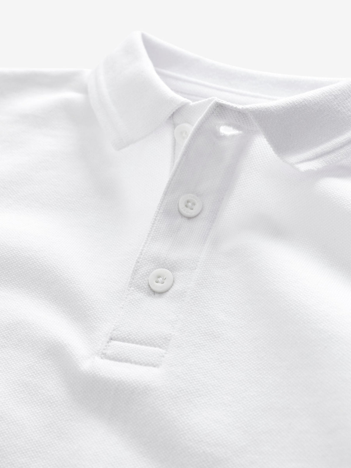 Dsiney Kidz - White Long Sleeve School Polo Shirts 5 Pack (3-16yrs) image 5