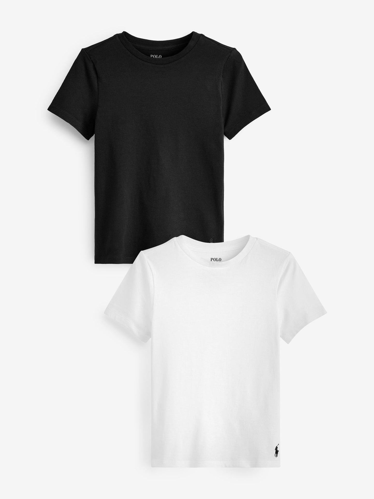 Dsiney Kidz - Polo Ralph Lauren White Crew Logo T-Shirts 2 Pack image 1