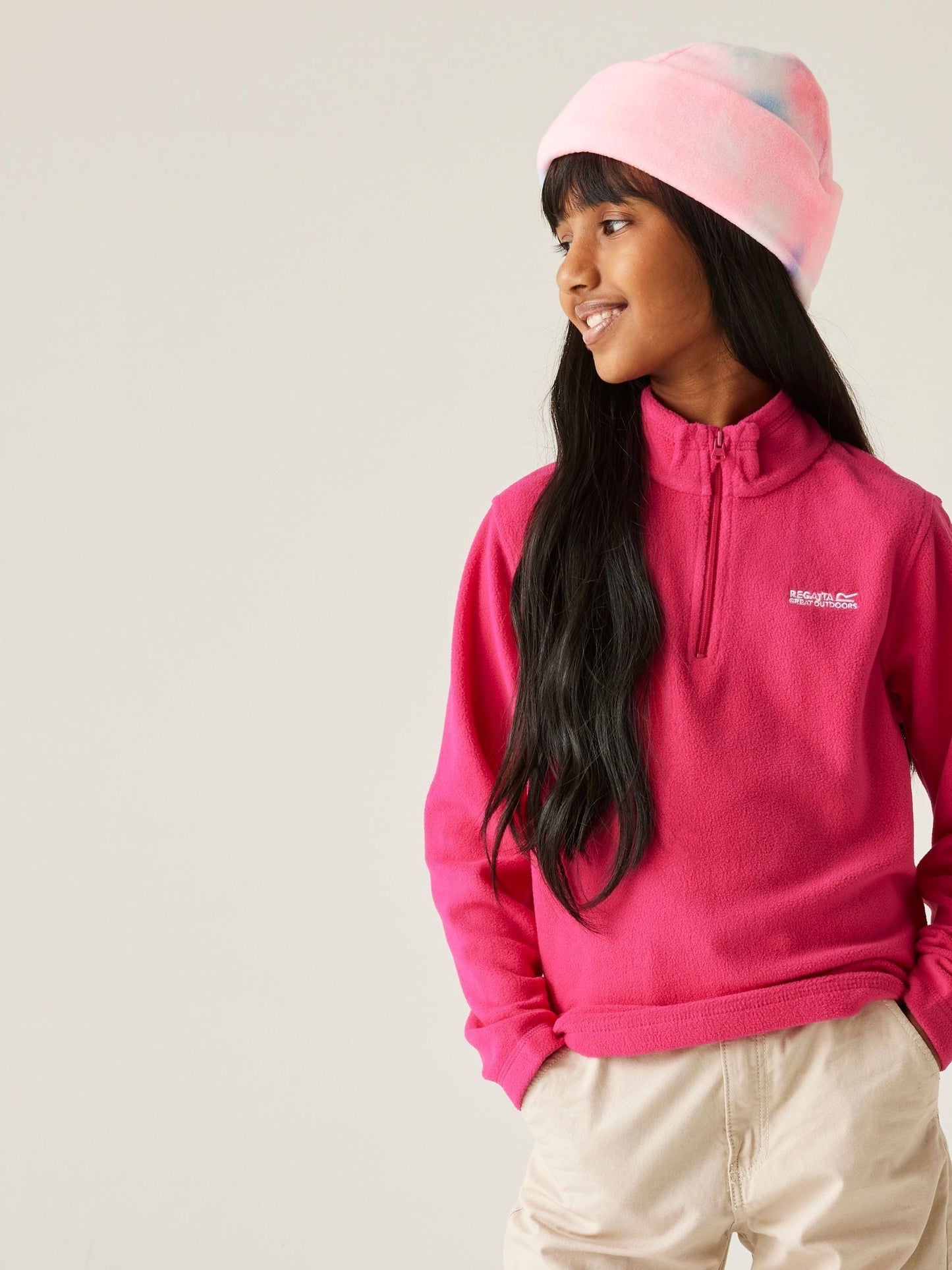 Dsiney Kidz - Regatta Pink Hot Shot Half Zip Fleece image 1