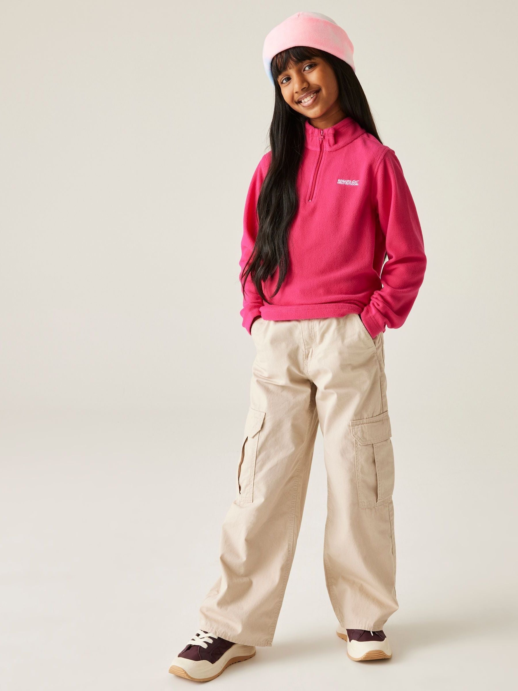 Dsiney Kidz - Regatta Pink Hot Shot Half Zip Fleece image 2