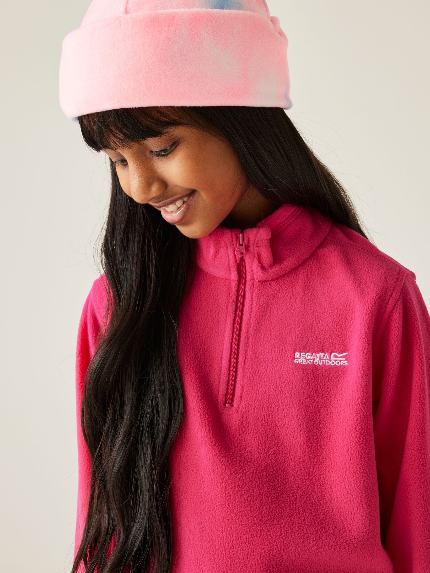 Dsiney Kidz - Regatta Pink Hot Shot Half Zip Fleece image 4