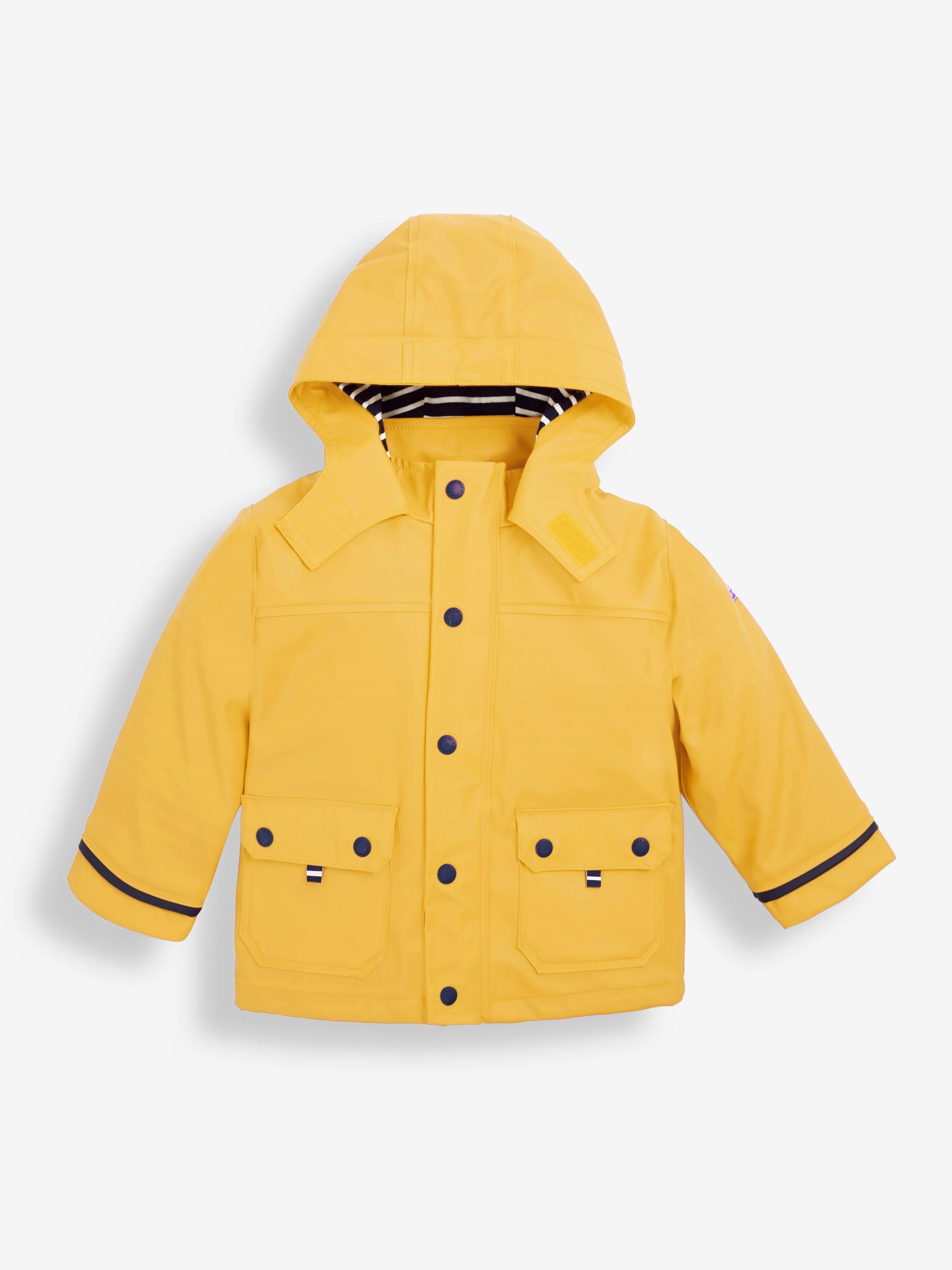 Dsiney Kidz - JoJo Maman Bébé Mustard Yellow Waterproof Fisherman's Jacket image 2