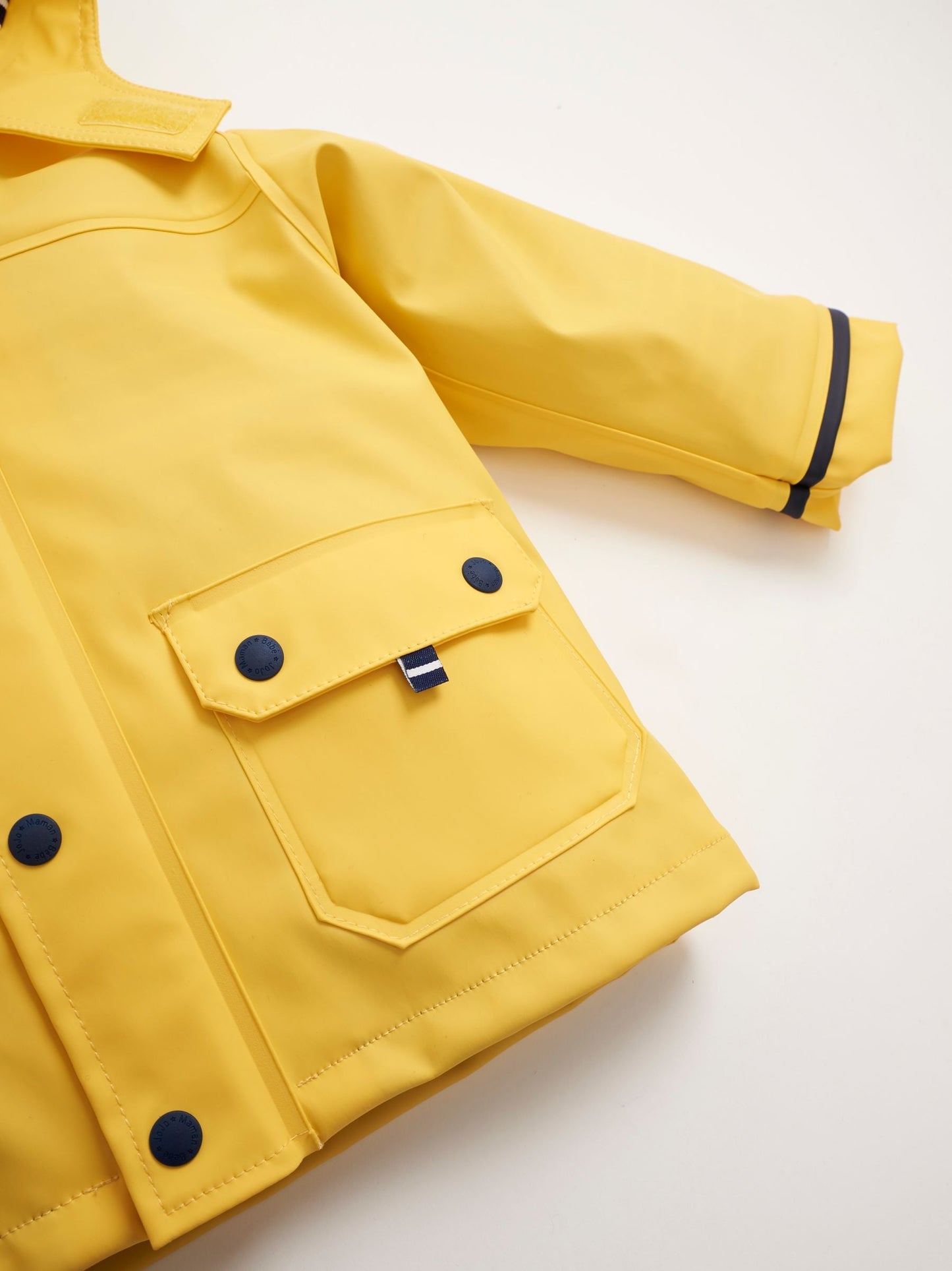 Dsiney Kidz - JoJo Maman Bébé Mustard Yellow Waterproof Fisherman's Jacket image 3