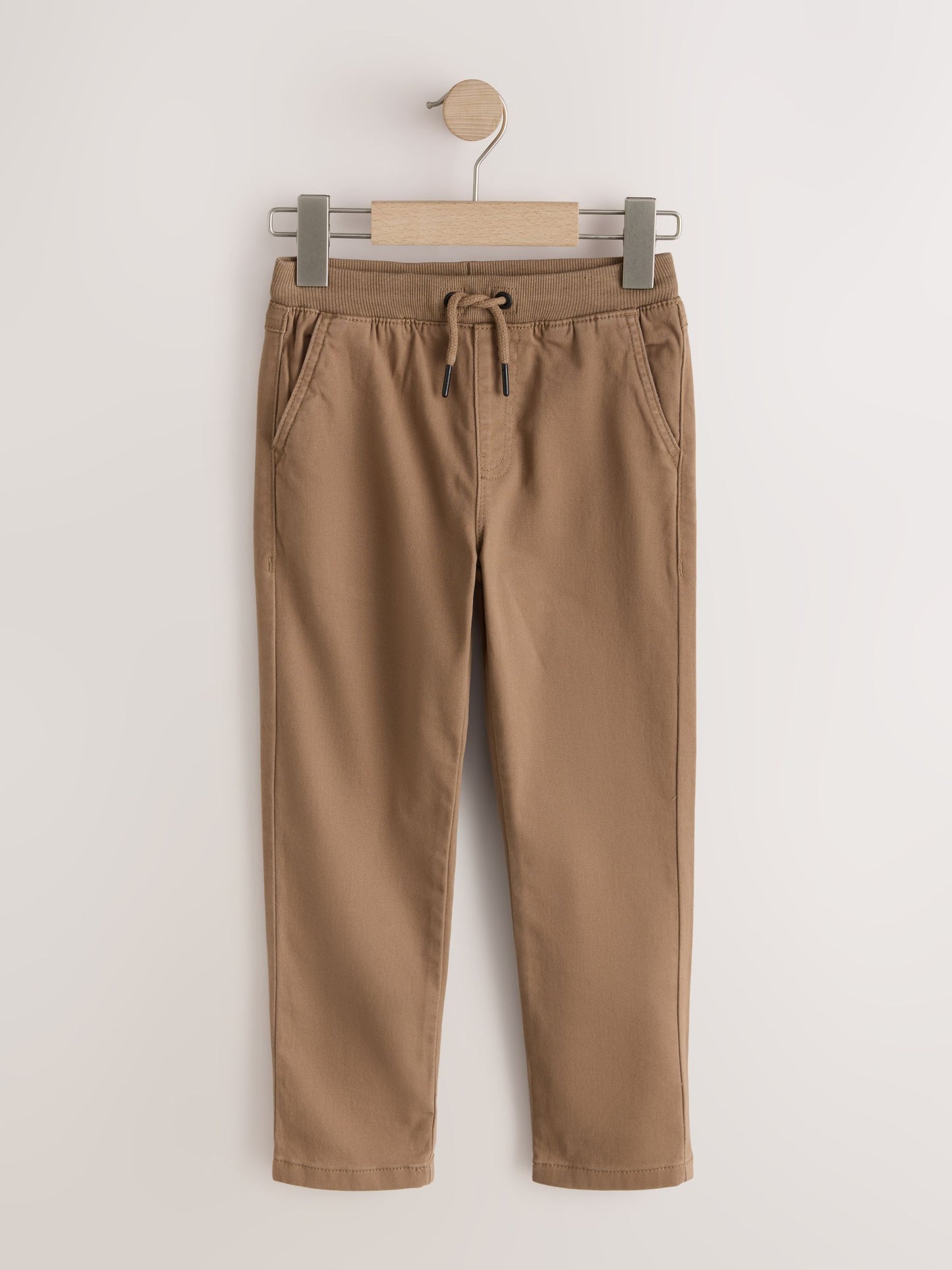 Dsiney Kidz - Tan Brown Regular Fit Rib Waist Pull-On Trousers (3-16yrs) image 5