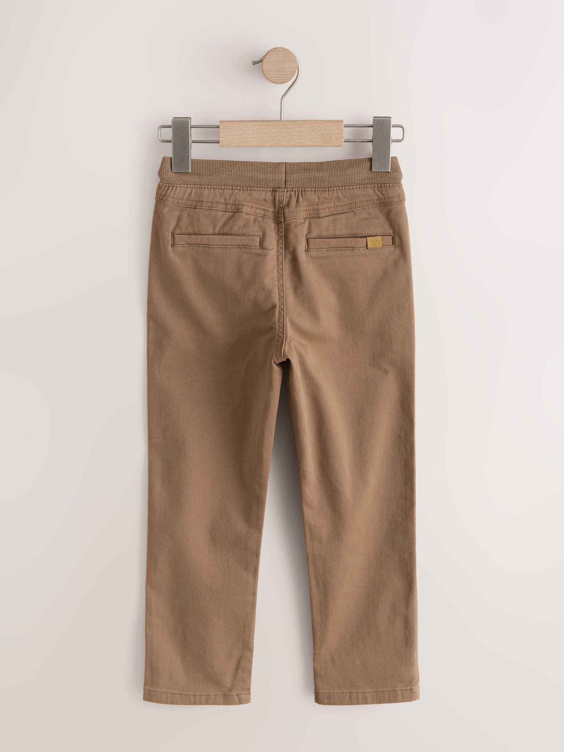 Dsiney Kidz - Tan Brown Regular Fit Rib Waist Pull-On Trousers (3-16yrs) image 6