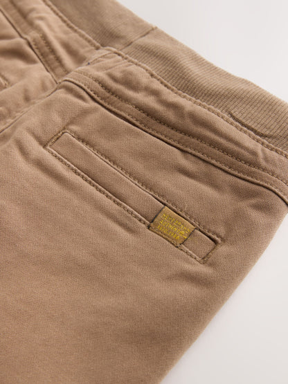 Dsiney Kidz - Tan Brown Regular Fit Rib Waist Pull-On Trousers (3-16yrs) image 8