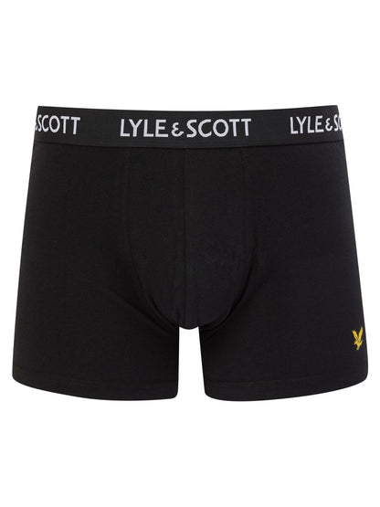 Dsiney Kidz - Lyle & Scott Black Miller Underwear Boxer Trunks 5 Pack image 2