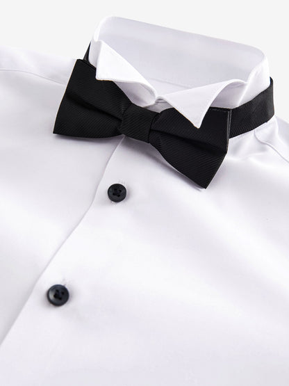 Dsiney Kidz - White Long Sleeve Smart Shirt with Bowtie (3-16yrs) image 3