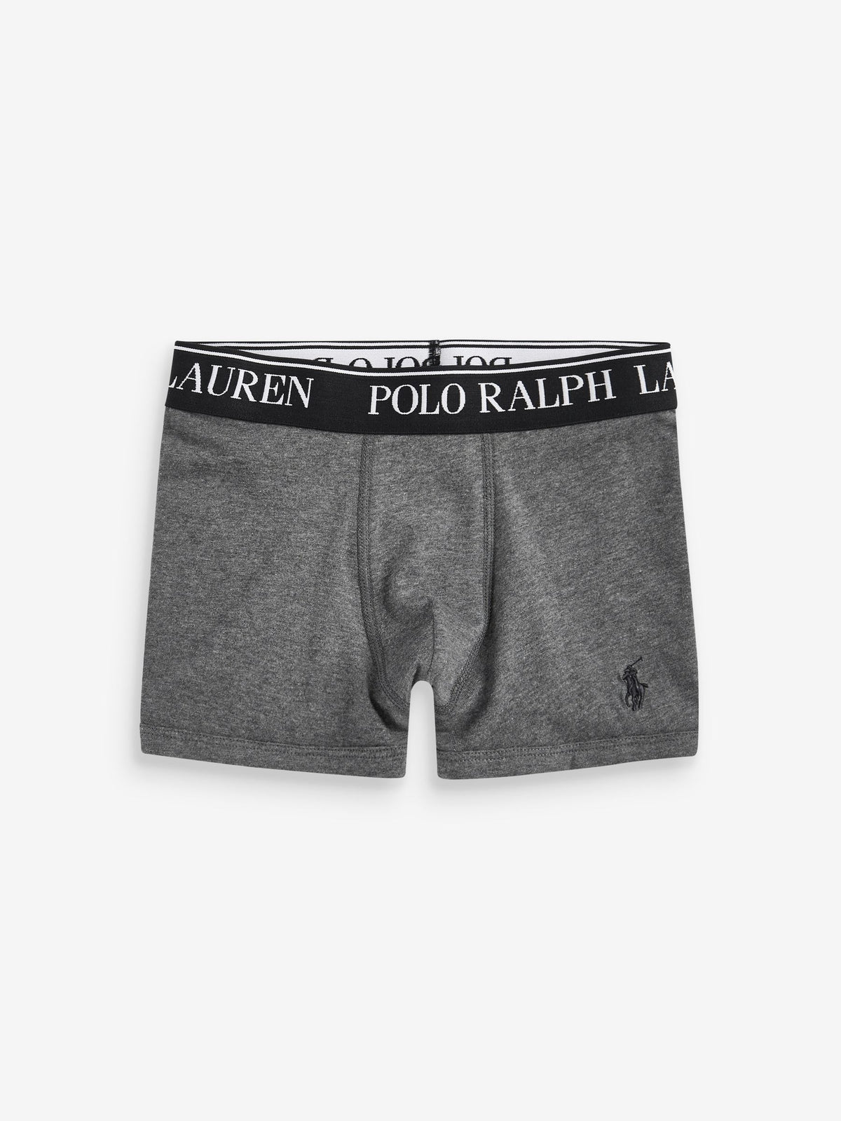 Dsiney Kidz - Polo Ralph Lauren Grey Cotton Stretch Logo Boxers 3 Pack image 3