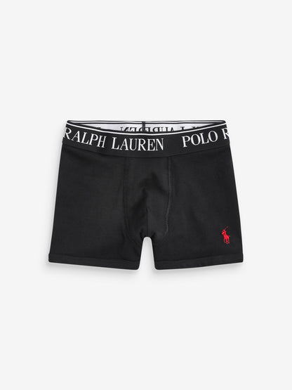 Dsiney Kidz - Polo Ralph Lauren Grey Cotton Stretch Logo Boxers 3 Pack image 4