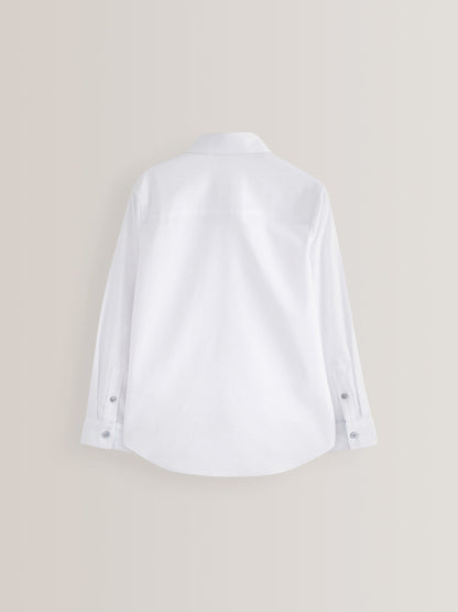 Dsiney Kidz - White Long Sleeves Smart Trimmed Shirt (3-16yrs) image 2