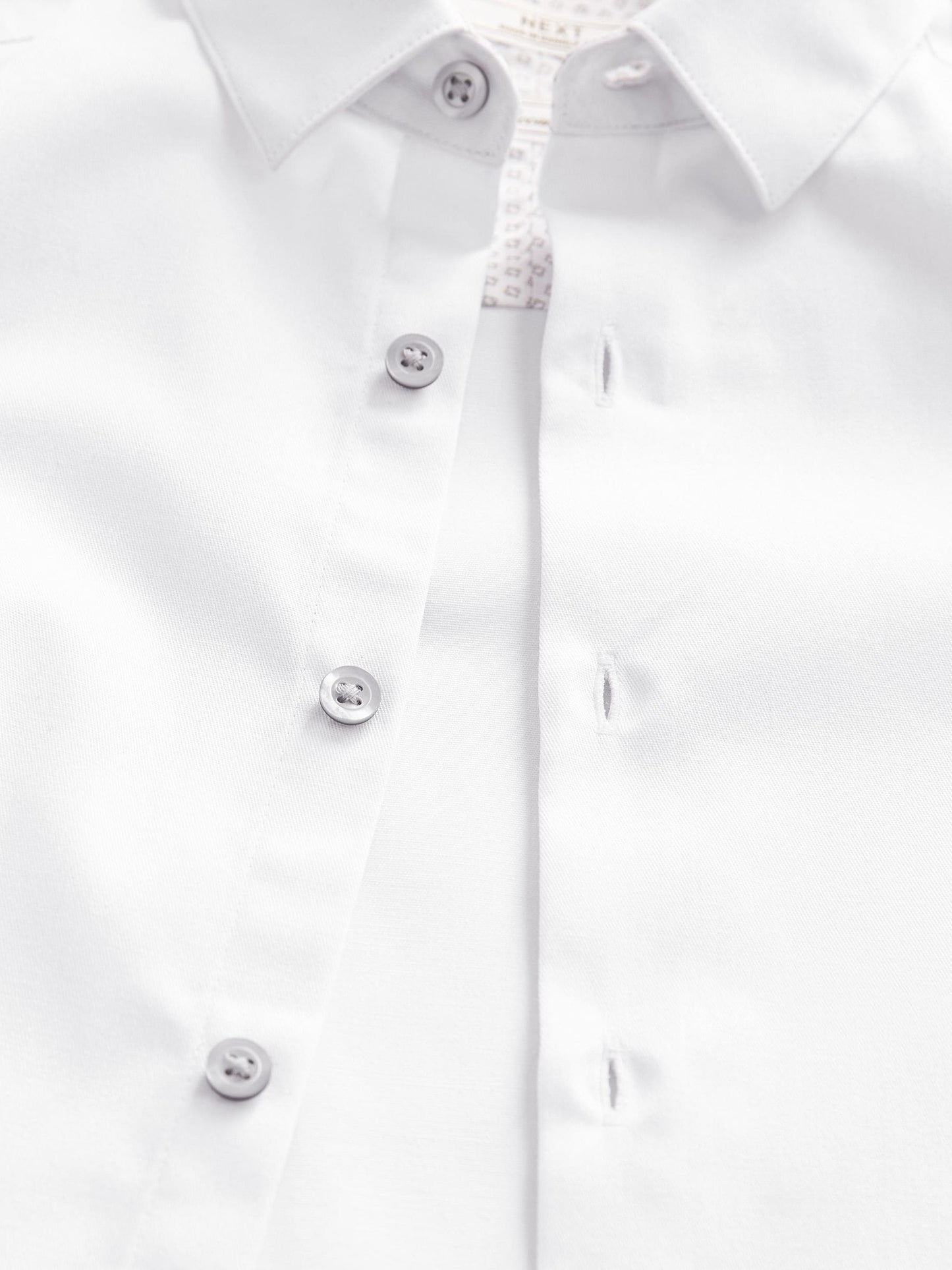 Dsiney Kidz - White Long Sleeves Smart Trimmed Shirt (3-16yrs) image 3