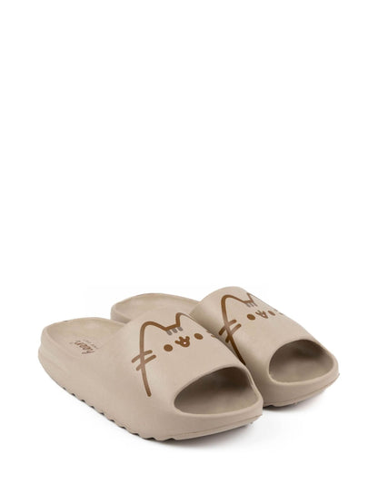 Vanilla Underground Beige Girls Pusheen Sliders image 3