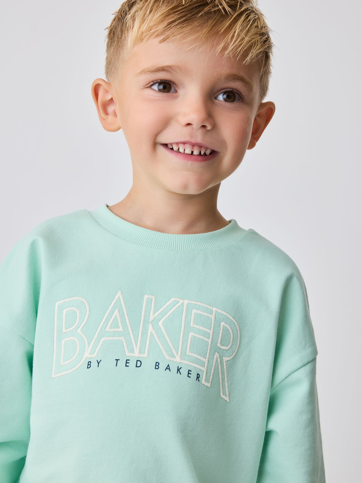 Baker by Ted Baker White Graphic Top and Striped Trouser Set - image 5