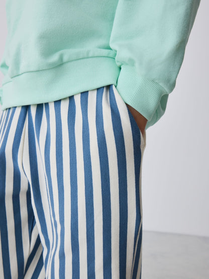Baker by Ted Baker White Graphic Top and Striped Trouser Set - image 6