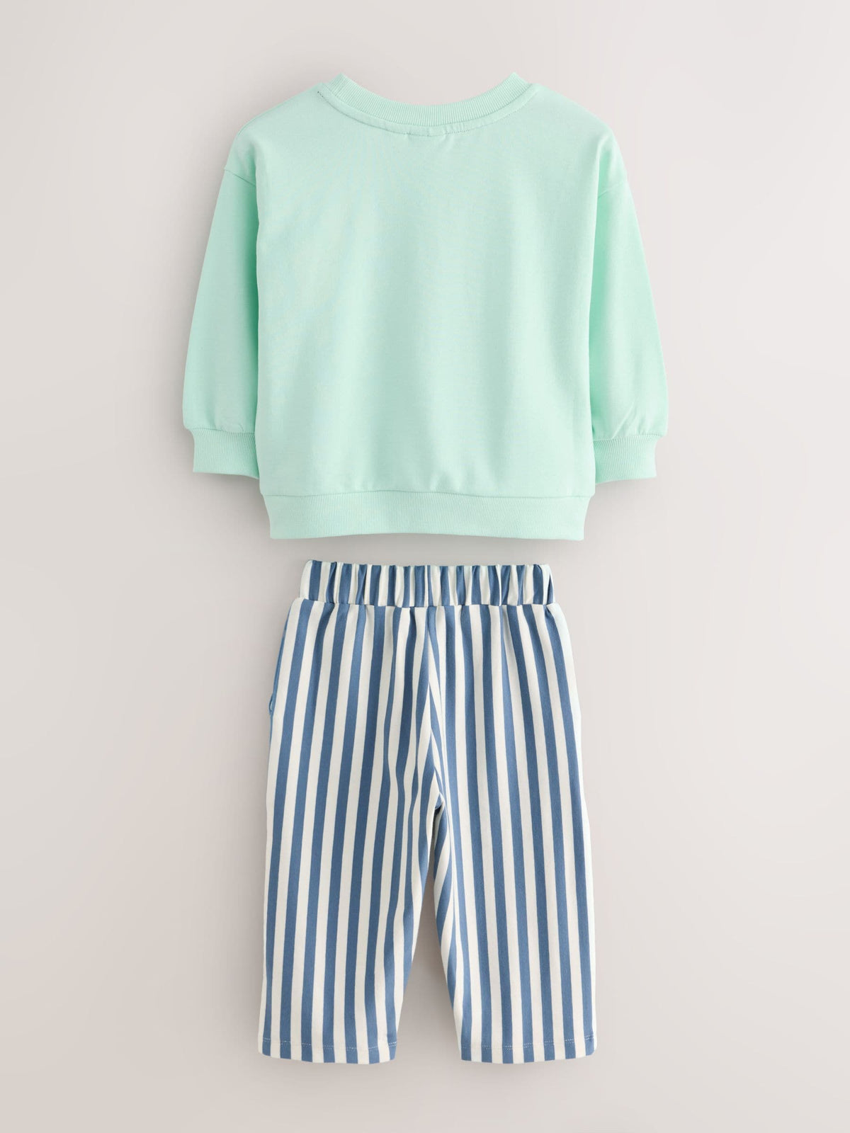 Baker by Ted Baker White Graphic Top and Striped Trouser Set - image 8