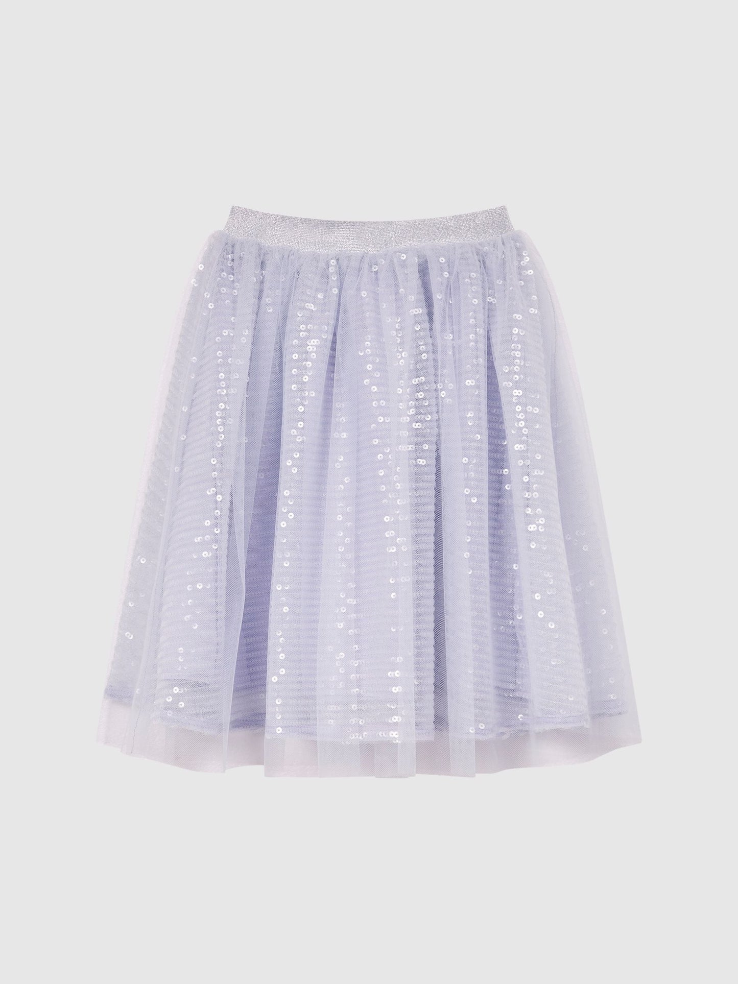 Reiss Lilac Charlotta 9-12 yrs Sequin Midi Skirt image 2