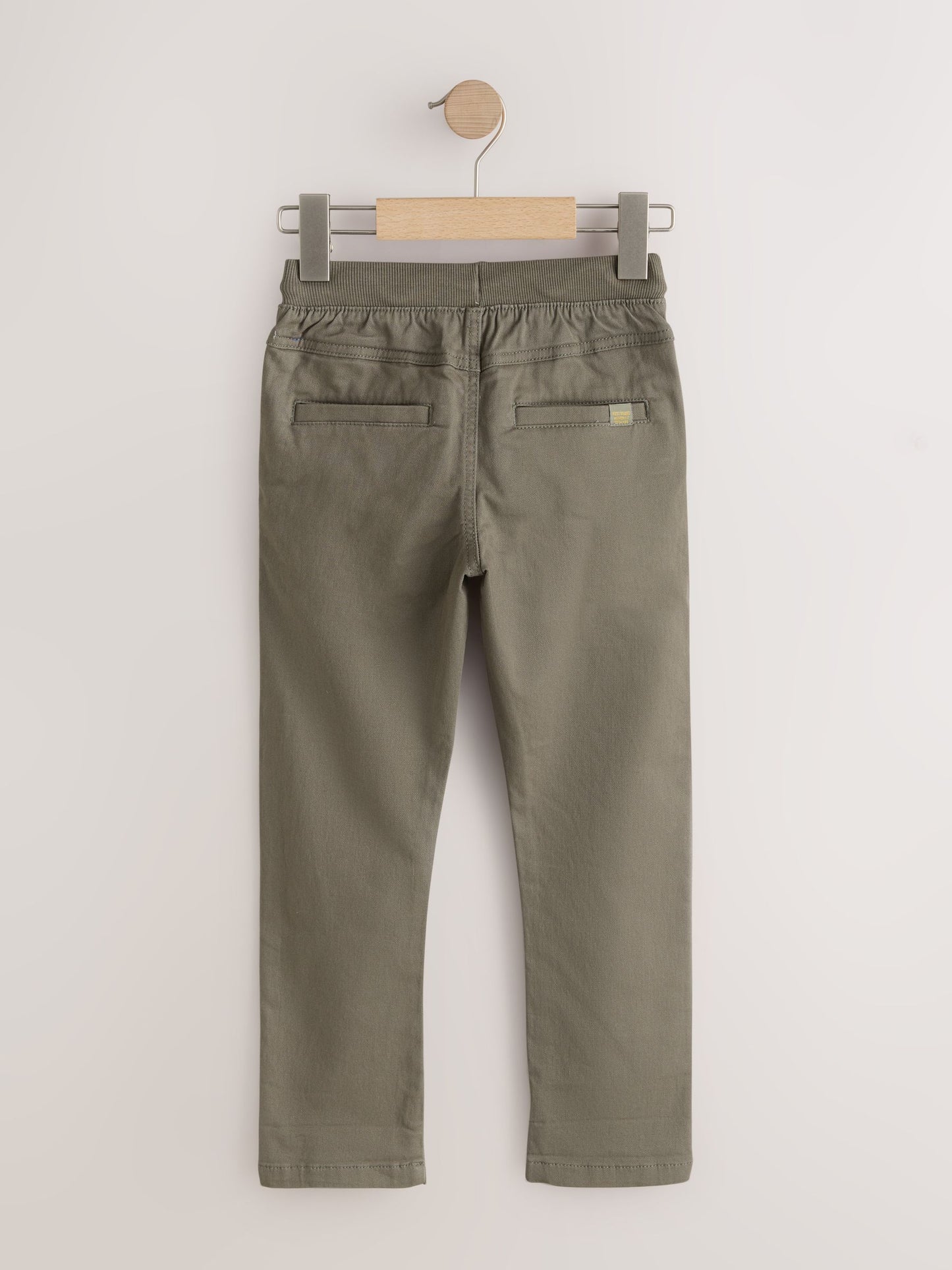 Dsiney Kidz - Khaki Green Regular Fit Rib Waist Pull-On Trousers (3-16yrs) image 6