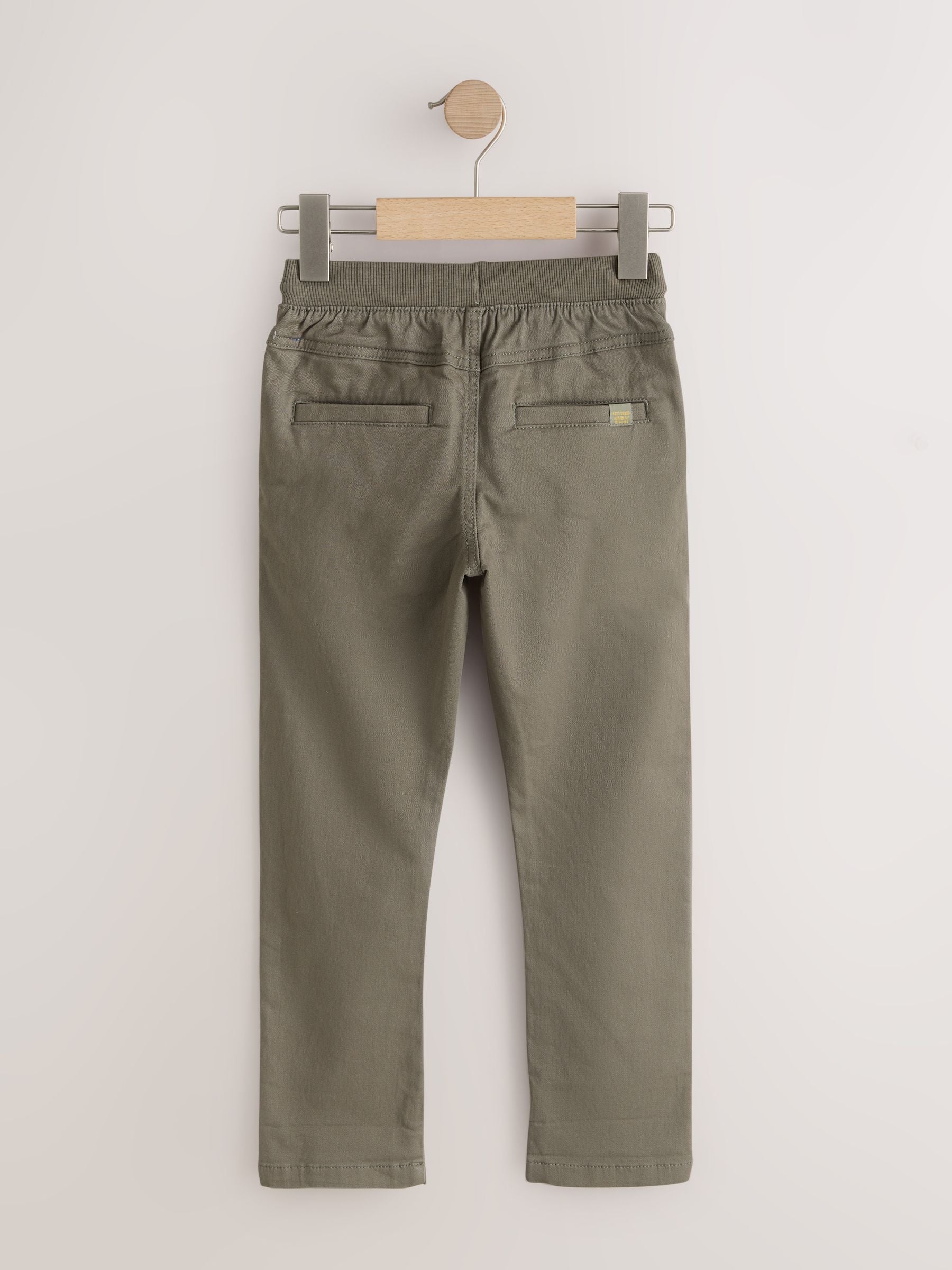 Dsiney Kidz - Khaki Green Regular Fit Rib Waist Pull-On Trousers (3-16yrs) image 6