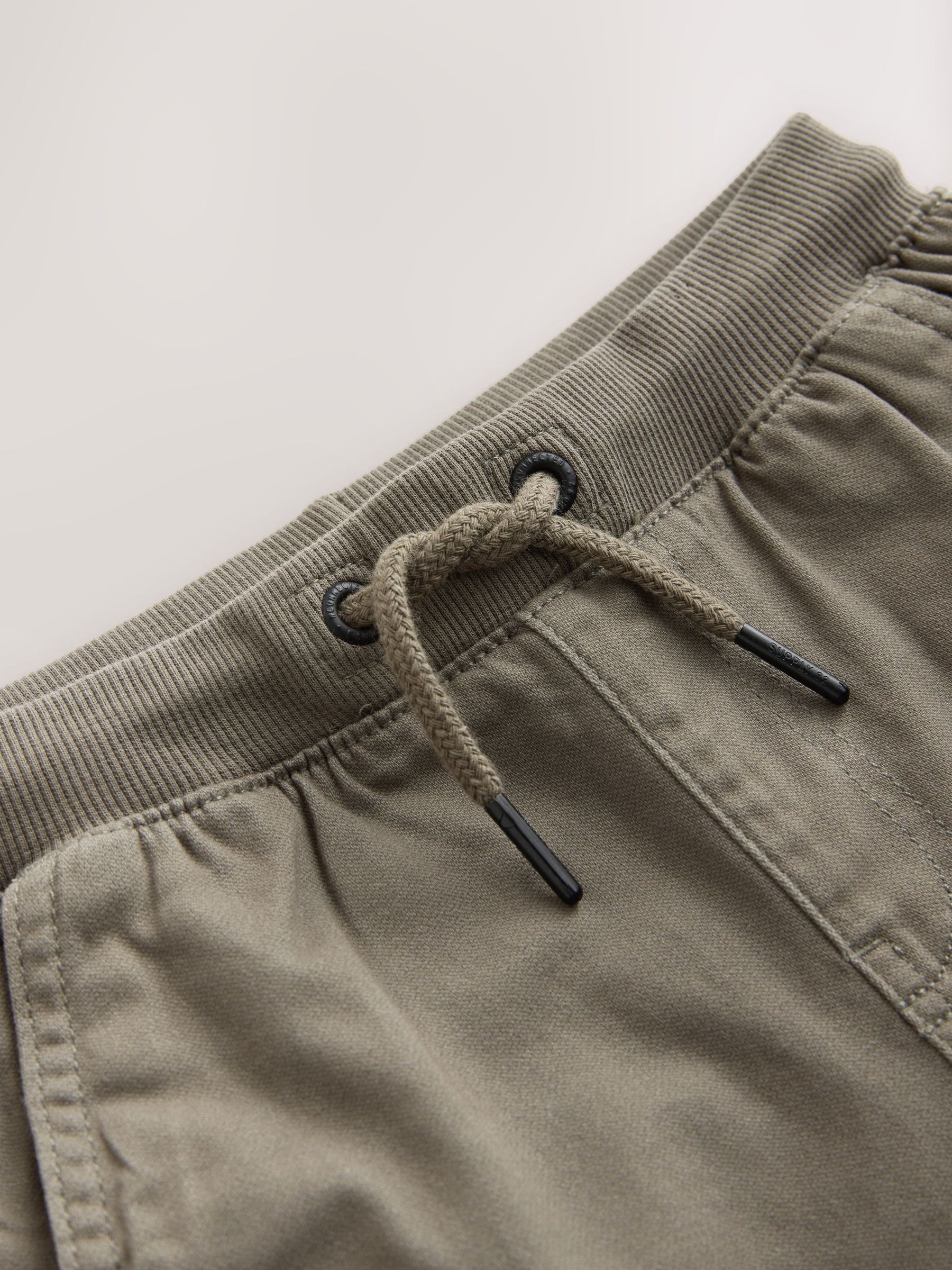 Dsiney Kidz - Khaki Green Regular Fit Rib Waist Pull-On Trousers (3-16yrs) image 7