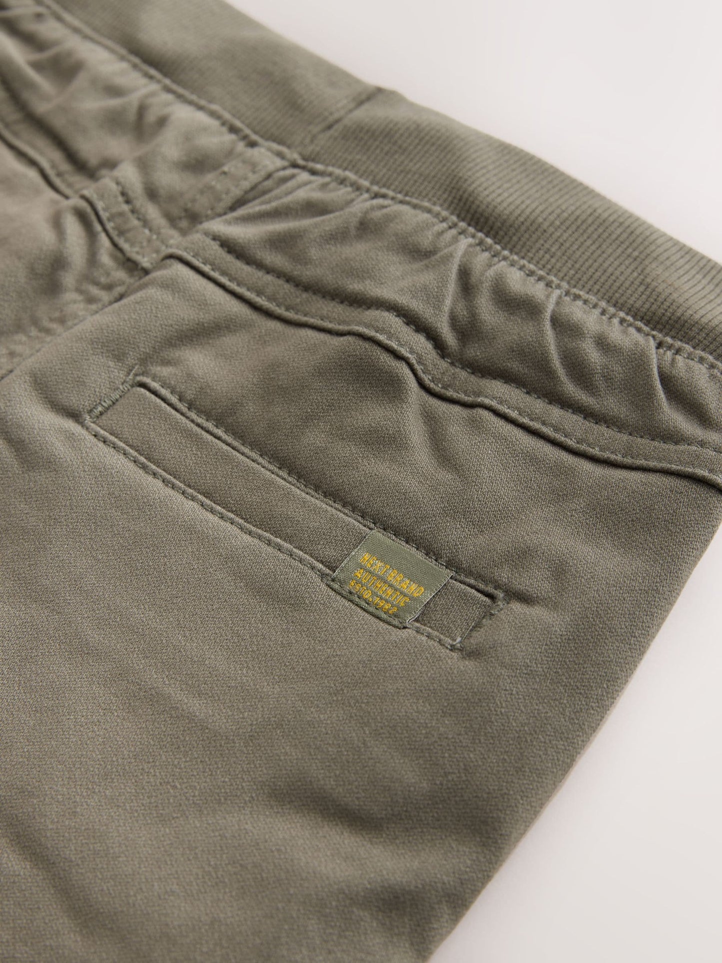 Dsiney Kidz - Khaki Green Regular Fit Rib Waist Pull-On Trousers (3-16yrs) image 8