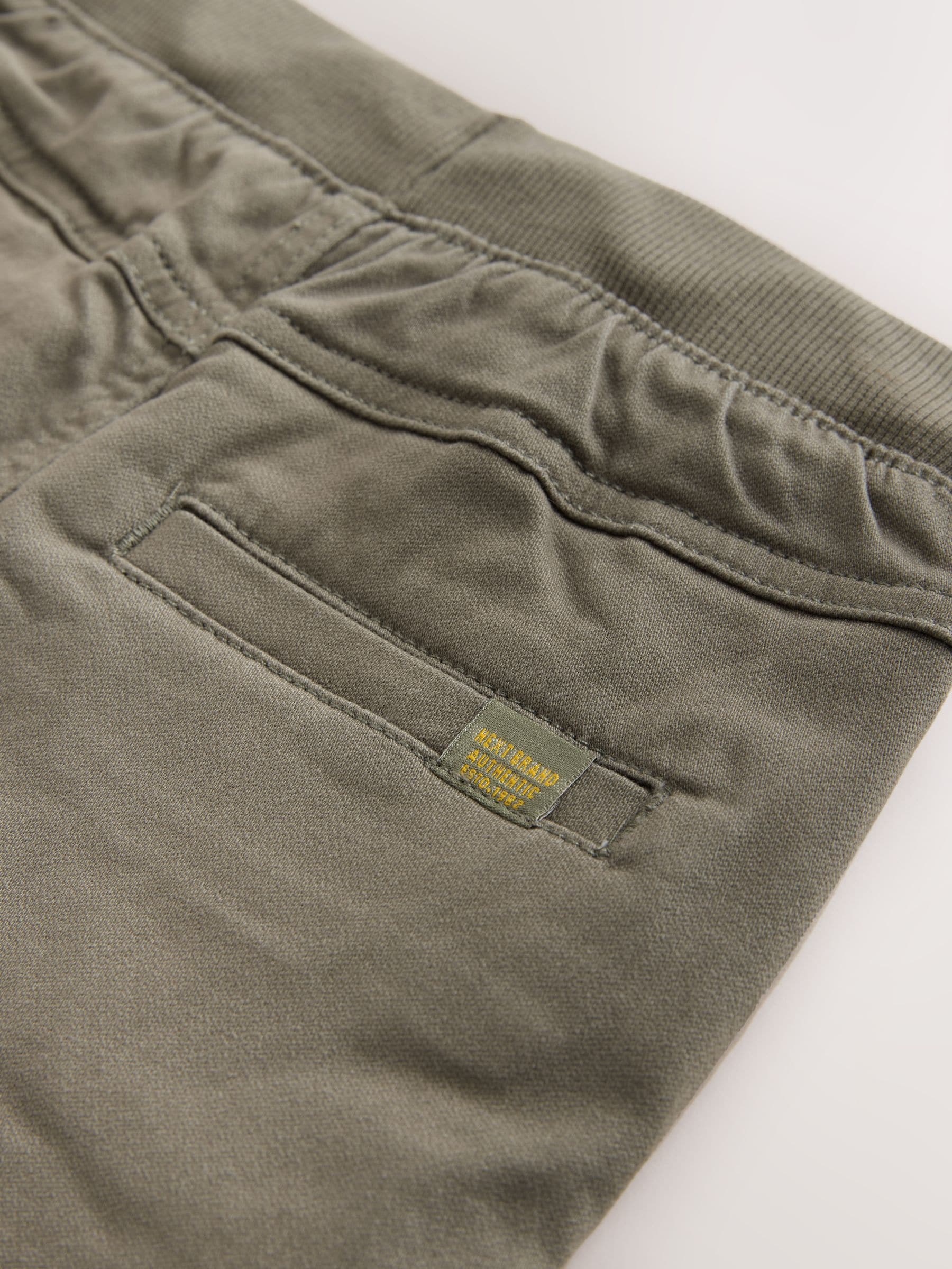 Dsiney Kidz - Khaki Green Regular Fit Rib Waist Pull-On Trousers (3-16yrs) image 8