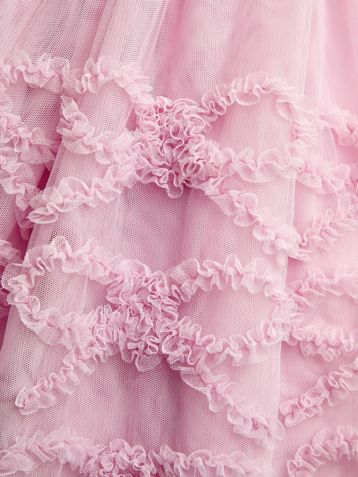 JoJo Maman Bébé Soft Pink Sequin & Tulle Bow Party Dress - image 4