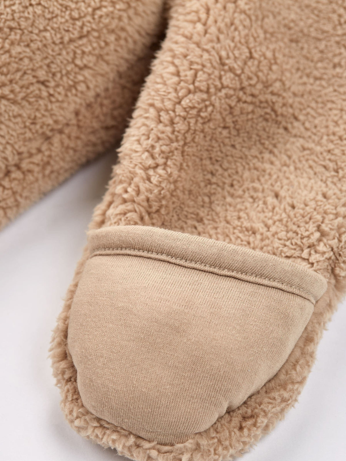 Frugi 100% Cotton Snuggle Fleece Brown Pramsuit All-In-One - image 6