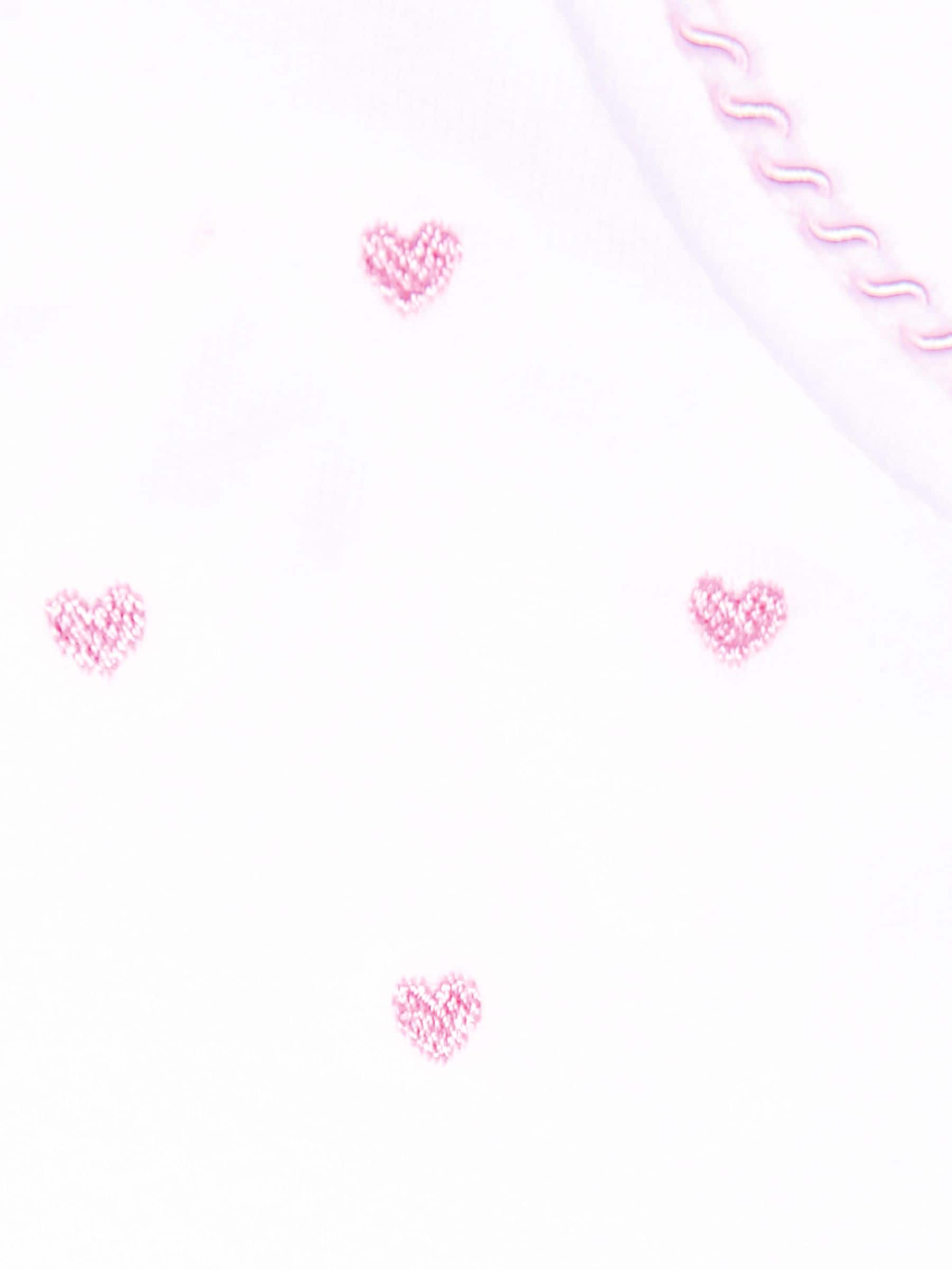 JoJo Maman Bébé Pink Heart Embroidered Cotton Baby Sleepsuit image 6
