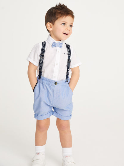 Baker by Ted Baker 3 Piece Shirt, Shorts and Braces Set - image 1