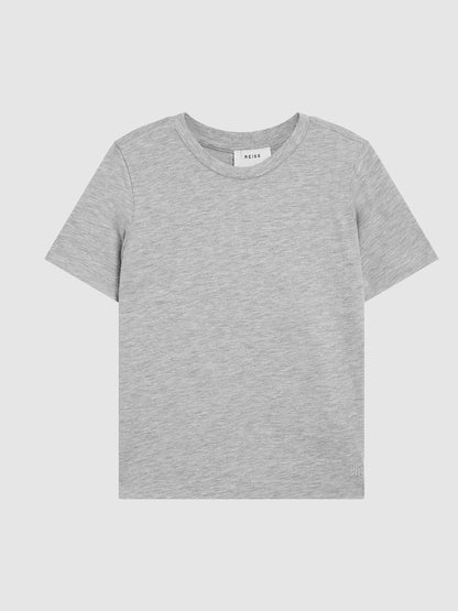 Dsiney Kidz - Reiss Grey Chrome Bless 9-13 yrs Crew Neck T-Shirt image 2