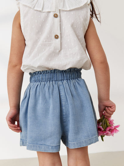 Denim Button Shorts (3mths-7yrs) image 3